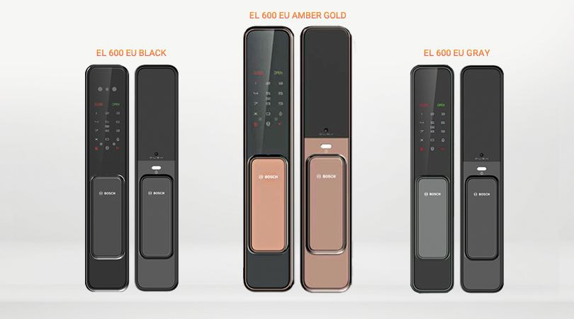 thiết kế khóa BOSCH EL 600 EU BLACK